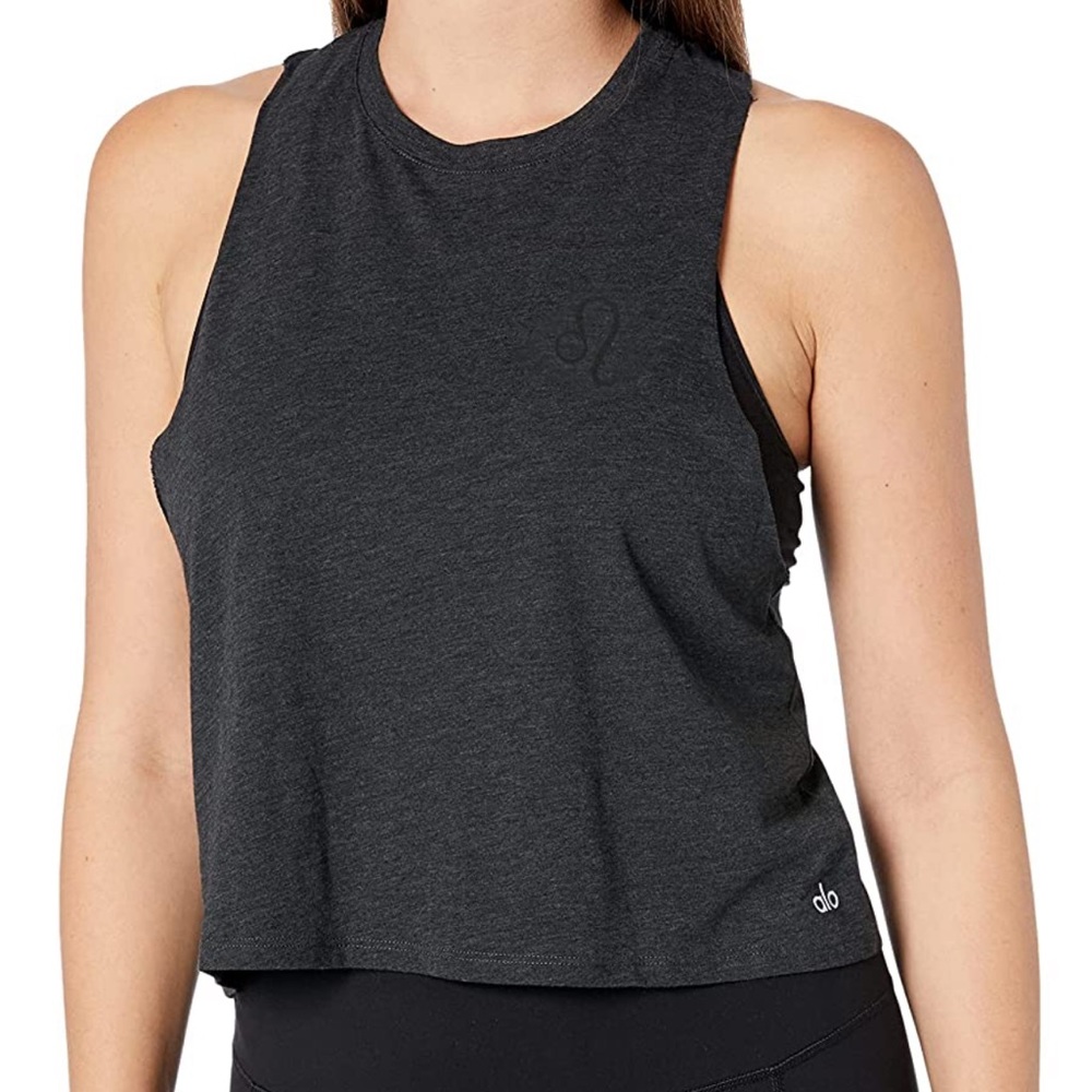 Alo Yoga Zodiac Flow Tank Top Leo Astrology